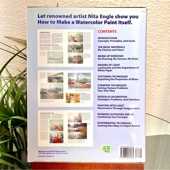 Watercolor Art Book - “How to Make a Watercolor Paint Itself” by Nita Engle - Picture 9 of 9